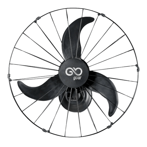 Ventilador de parede 60 cm oscilante preto  - V60P
