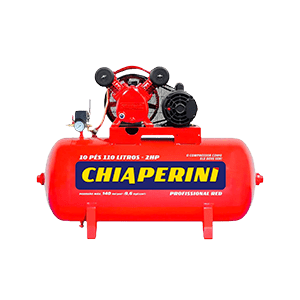 Compressor de ar 10 p�s 110L 2 hp 140 libras monof�sico - 10/110 RED