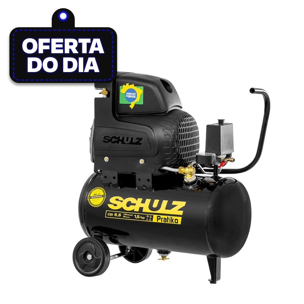 Compressor de ar 6,6 p�s 20L 1,5 hp