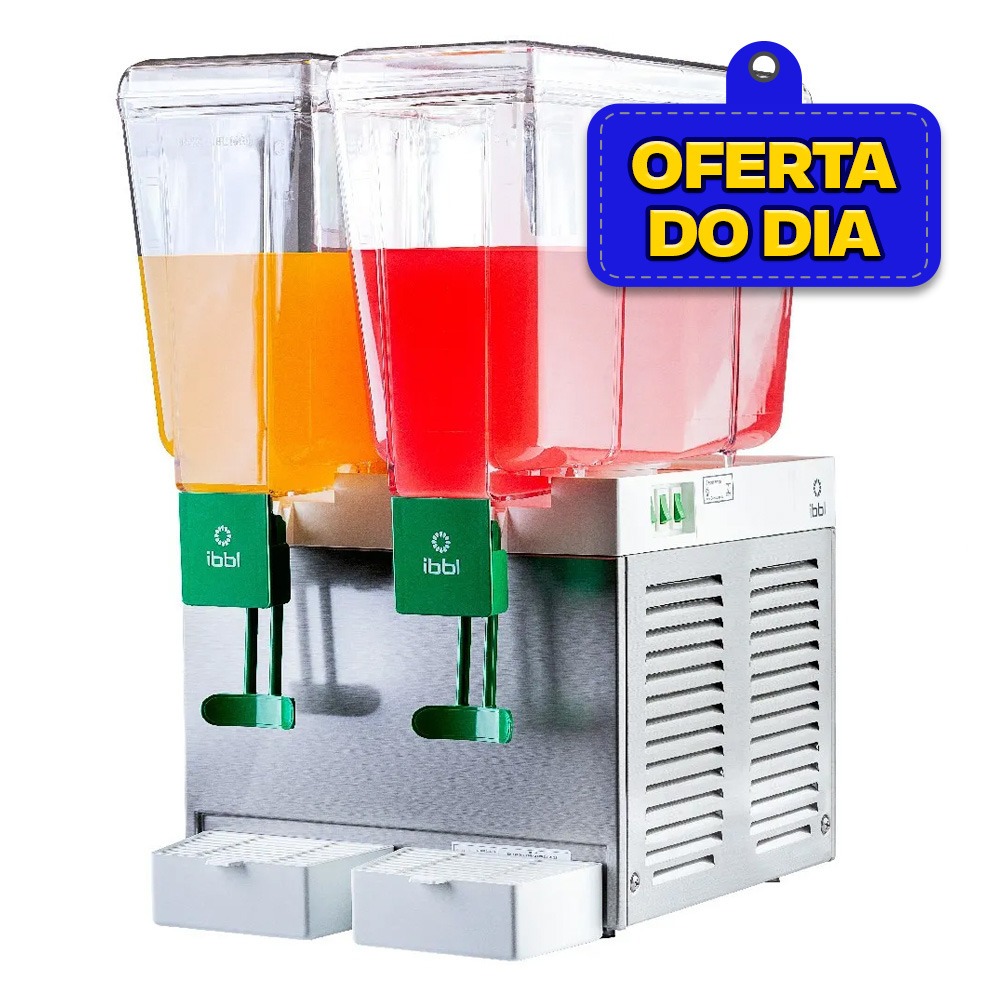 Refresqueira com 2 cubas 15L 