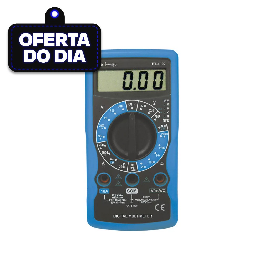 Mult�metro digital port�til 600V