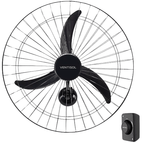 Ventilador de parede 60 cm oscilante grade de a�o - 543 