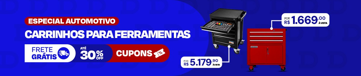 Especial Automotivo 2026 - Carrinhos para ferramentas