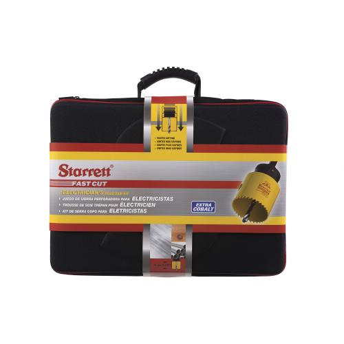 Jogo de serra copo 22 a 121 mm com 14 pe�as - FAST CUT