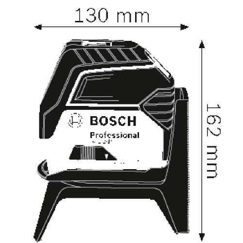 N�vel a laser com 2 linhas e 2 pontos de prumo - GCL 2-15