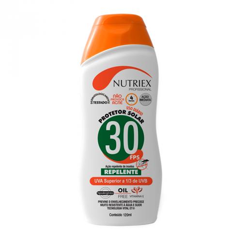 Protetor solar com repelente 120 ml FPS 30 - 60988 Protetor solar com repelente 120 ml FPS 30 - 60988