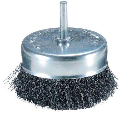 Escova de aço tipo copo arame ondulado 1.1/2 Escova de aço tipo copo arame ondulado 1.1/2