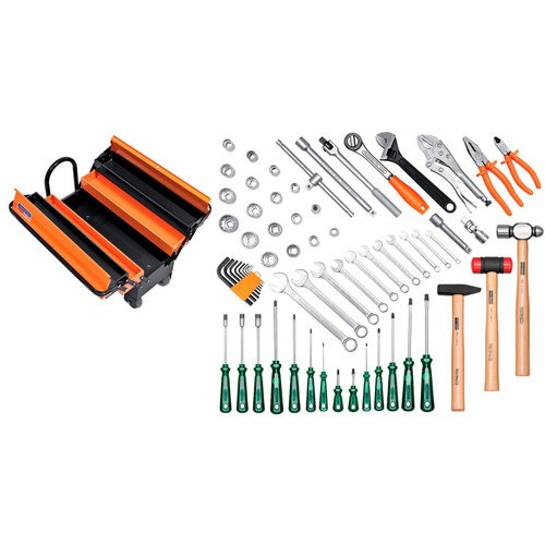 Caixa de ferramentas profissional com rodas 65 peças - Cargobox Caixa de ferramentas profissional com rodas 65 peças - Cargobox