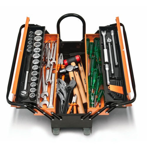 Caixa de ferramentas profissional com rodas 65 peças - Cargobox Caixa de ferramentas profissional com rodas 65 peças - Cargobox