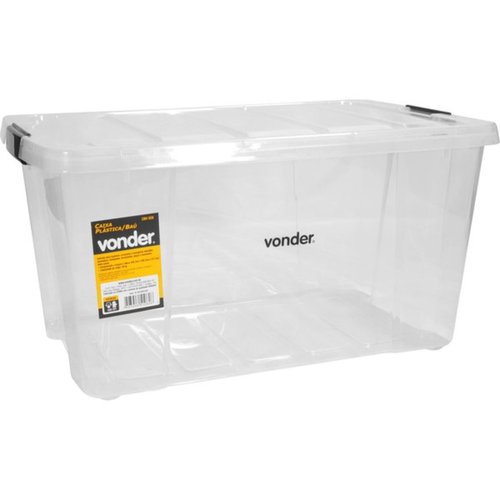 Caixa pl�stica transparente 62 x 40,5 x 31,7 cm - CBV 028