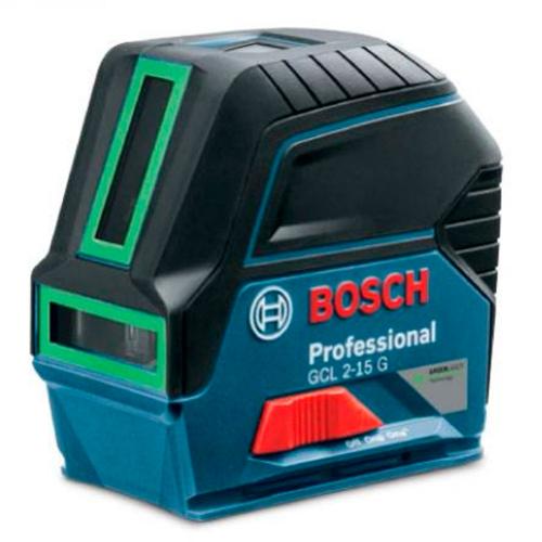 Nível a laser verde com 2 linhas e 2 pontos de prumo - GCL 2-15G Nível a laser verde com 2 linhas e 2 pontos de prumo - GCL 2-15G