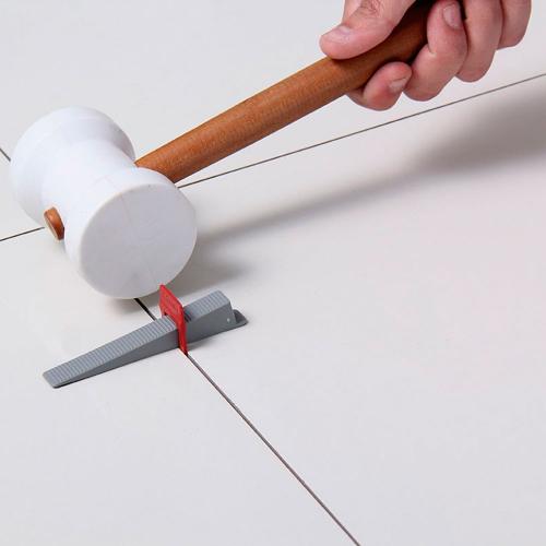 Cunha para nivelamento de revestimento e piso com 100 pe�as - SLIM