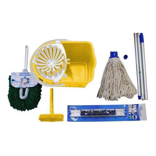 Kit para limpeza mopinho com 7 peças - NY05 Kit para limpeza mopinho com 7 peças - NY05