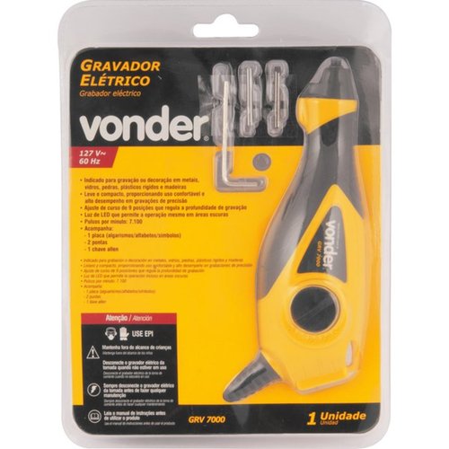 Lápis gravador elétrico 7.100 rpm - GRV7000 110V Lápis gravador elétrico 7.100 rpm - GRV7000 110V