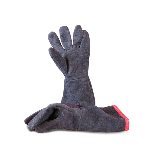 Luva de raspa soldador 15 cm com refor�o - RLL-LS15