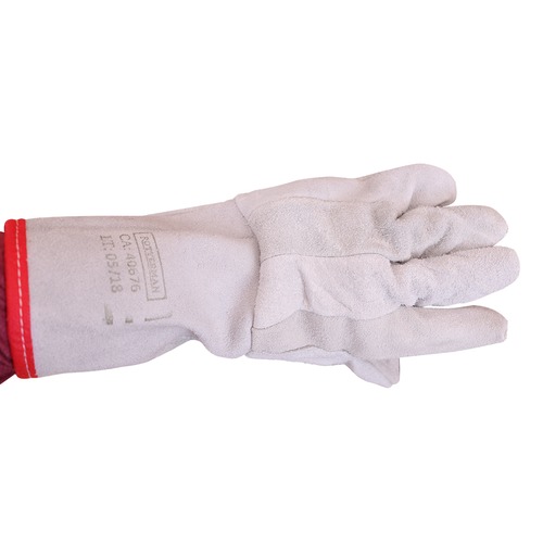 Luva de raspa com reforço 20 cm - RLL-LR20 Luva de raspa com reforço 20 cm - RLL-LR20