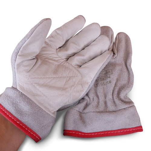 Luva mista raspa e vaqueta 7 cm - RLL-LM09