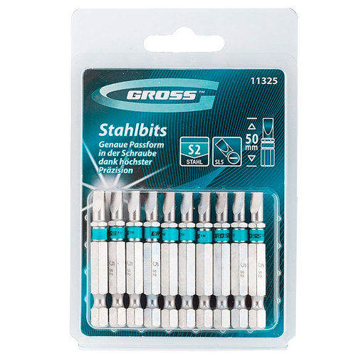 Jogo de bits fenda SL5 1/4 Jogo de bits fenda SL5 1/4
