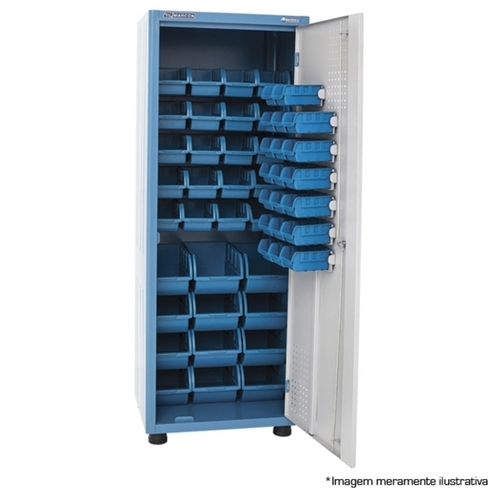 Armário organizador gaveteiro com 52 gavetas mistas porta de aço - AM-50 Armário organizador gaveteiro com 52 gavetas mistas porta de aço - AM-50