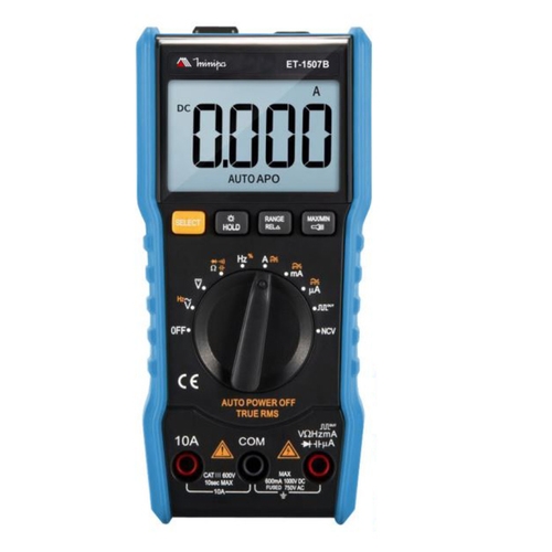 Multímetro digital portátil 600 volts CAT III - ET-1507B Multímetro digital portátil 600 volts CAT III - ET-1507B