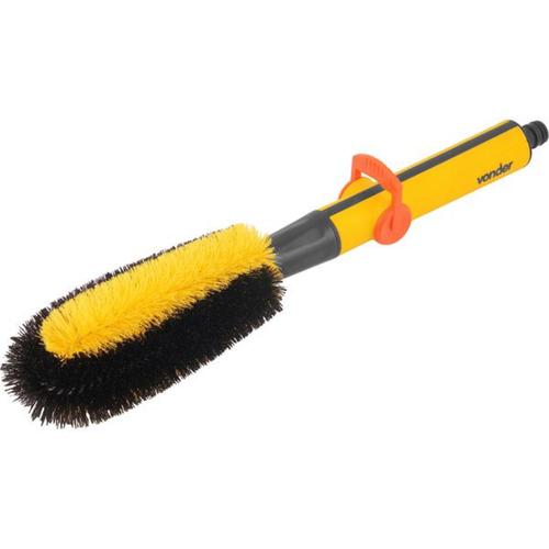 Jogo para limpeza geral com 2 escovas 1 esguicho e conector 1/2 Jogo para limpeza geral com 2 escovas 1 esguicho e conector 1/2