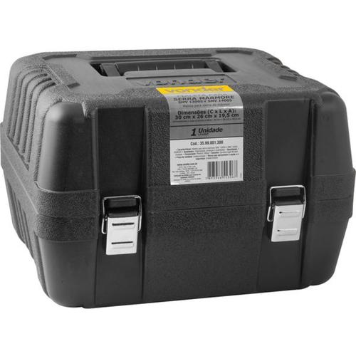 Maleta plástica para serra mármore Vonder SMV 1300 e SMV 1400 Maleta plástica para serra mármore Vonder SMV 1300 e SMV 1400