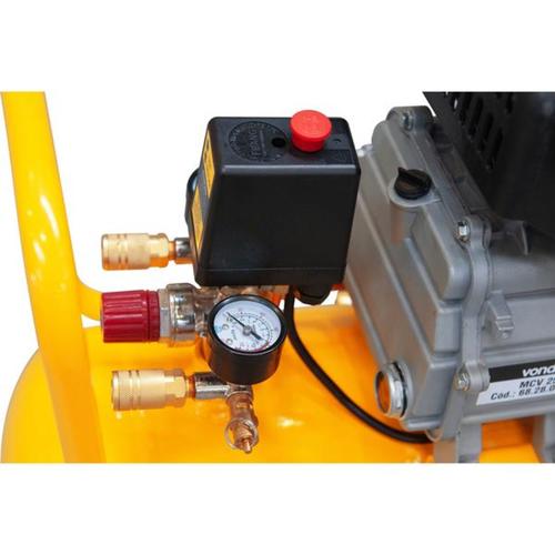 Compressor de ar 6,5 pés 25 litros 2 hp - MCV25 220V Compressor de ar 6,5 pés 25 litros 2 hp - MCV25 220V