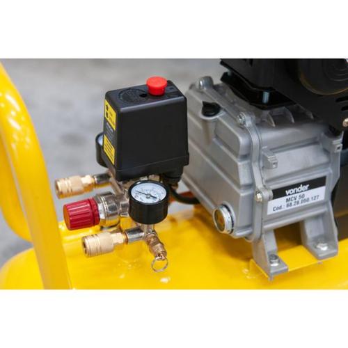 Compressor de ar 7,3 pés 50 litros 2 hp - MCV50 110V Compressor de ar 7,3 pés 50 litros 2 hp - MCV50 110V
