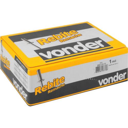 Rebite de repuxo 3,2 x 10 mm branco 310 com 1000 pe�as