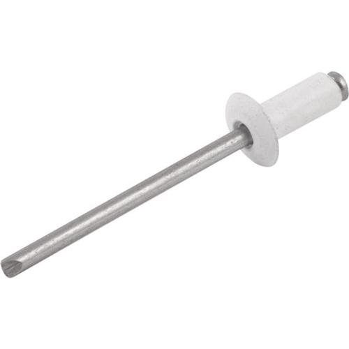 Rebite de repuxo 4,0 x 16 mm branco 416 com 1000 pe�as
