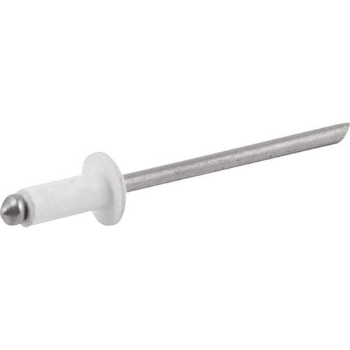 Rebite de repuxo 4,0 x 16 mm branco 416 com 1000 pe�as