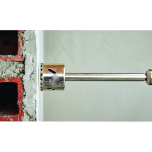 Serra copo diamantada 80 mm com haste de 6