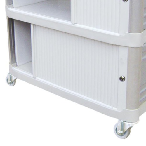 Carro bandeja extra triplex fechamento com porta