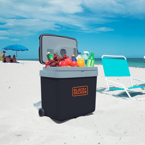 Mini geladeira portátil 33L 12V e 110/220V com função aquecer - BDC33L-BR 110V/220V Mini geladeira portátil 33L 12V e 110/220V com função aquecer - BDC33L-BR 110V/220V