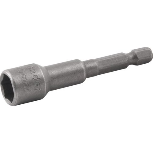 Soquete magnético sextavado 10 mm x 65 mm encaixe 1/4 Soquete magnético sextavado 10 mm x 65 mm encaixe 1/4