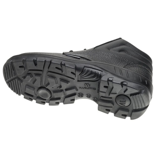 Botina bidensidade em couro com cadar�o biqueira pl�stica - 95B22BP