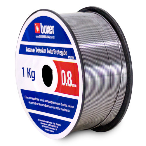 Arame para solda mig de 0,8 mm 1 kg uso sem gás - 1570003 Arame para solda mig de 0,8 mm 1 kg uso sem gás - 1570003