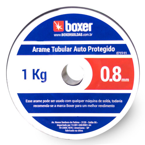 Arame para solda mig de 0,8 mm 1 kg uso sem gás - 1570003 Arame para solda mig de 0,8 mm 1 kg uso sem gás - 1570003