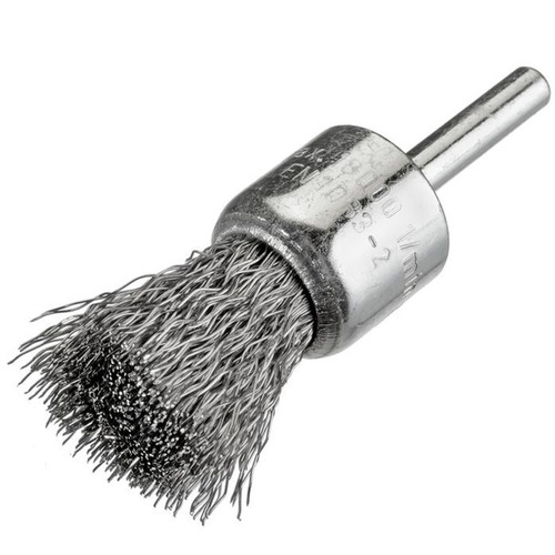 Escova de aço tipo pincel ondulada 25 mm Escova de aço tipo pincel ondulada 25 mm