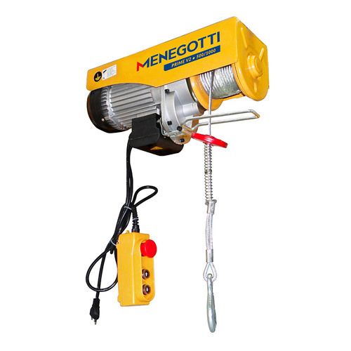 Guincho Talha el�trica capacidade 500 / 1000 kg eleva��o de at� 12 metros - Prime V2  220V