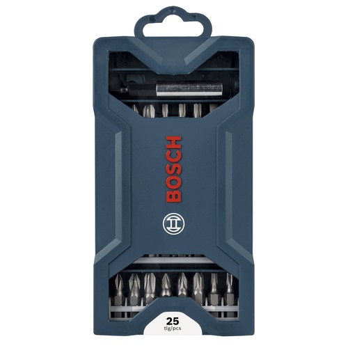 Jogo de bits e pontas 25 peças com estojo - Mini X-Line Jogo de bits e pontas 25 peças com estojo - Mini X-Line