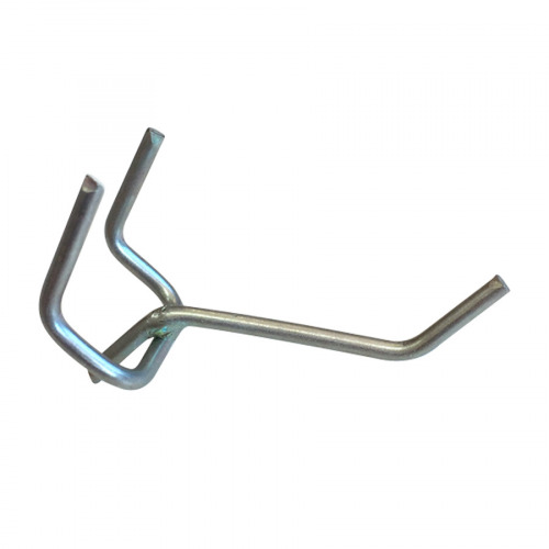 Gancho met�lico simples para painel porta ferramentas 10 unidades