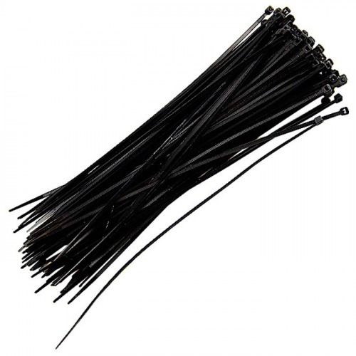 Abraçadeira de nylon 7,6 mm x 35 cm com 100 peças preta - GYCTP022B Abraçadeira de nylon 7,6 mm x 35 cm com 100 peças preta - GYCTP022B