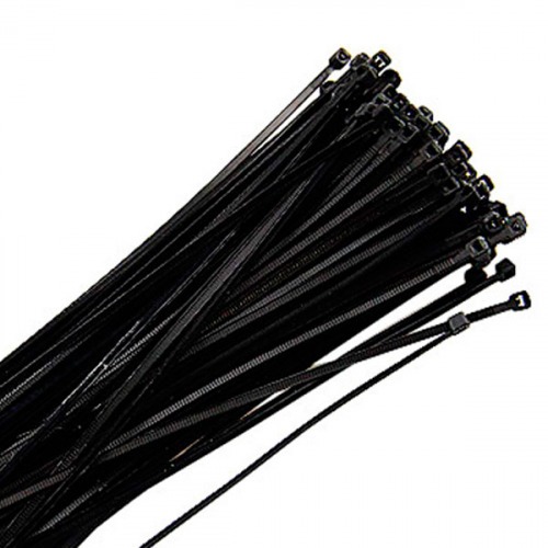 Abraçadeira de nylon 7,6 mm x 35 cm com 100 peças preta - GYCTP022B Abraçadeira de nylon 7,6 mm x 35 cm com 100 peças preta - GYCTP022B