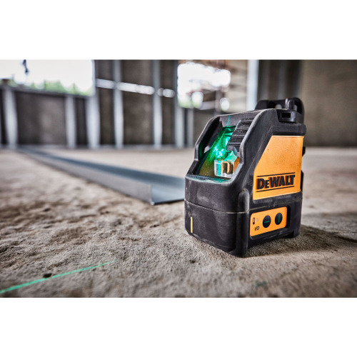 N�vel a laser verde 2 linhas alcance de 30 metros - DW088CG-LA