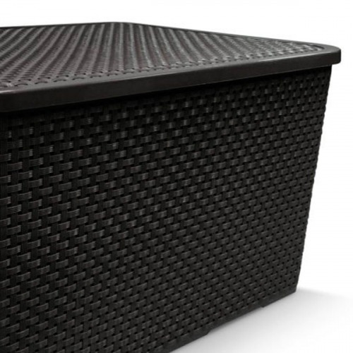 Caixa organizadora com tampa 15 litros - Rattan