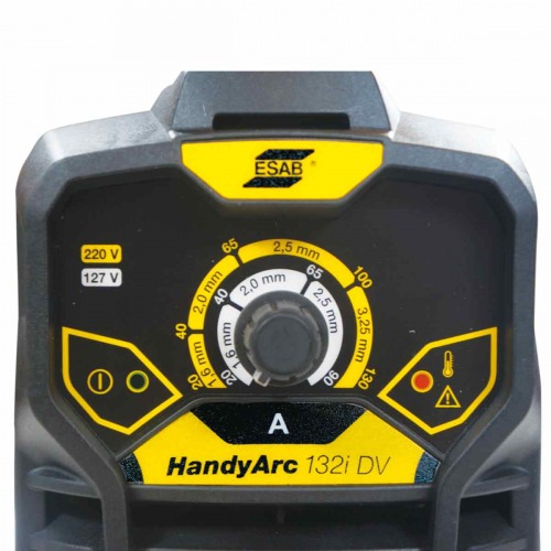 Inversora de solda 90/130A para eletrodo revestido bivolt - HandyArc 132i DV 110V/220V Inversora de solda 90/130A para eletrodo revestido bivolt - HandyArc 132i DV 110V/220V