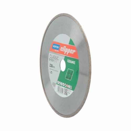 Disco diamantado liso para porcelanato 230 x 25,4 mm - Clipper Disco diamantado liso para porcelanato 230 x 25,4 mm - Clipper