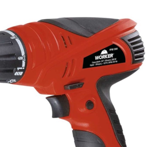 Furadeira Parafusadeira elétrica 3/8 Furadeira Parafusadeira elétrica 3/8