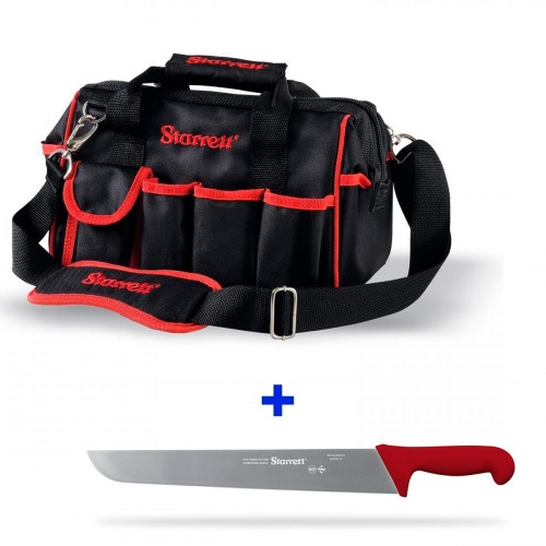 Kit Bolsa para ferramentas 18 bolsos BGS + Faca churrasco 14 Kit Bolsa para ferramentas 18 bolsos BGS + Faca churrasco 14